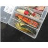 Image 4 : Box of Vintage Fishing Lures, Shakespeare, Kautzky, Len 