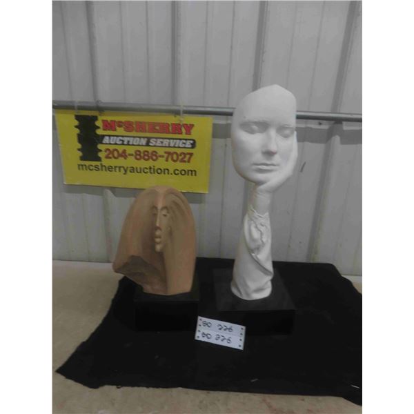 2 Vintage 1980s Austin Productions Sculptures: Daydream by 