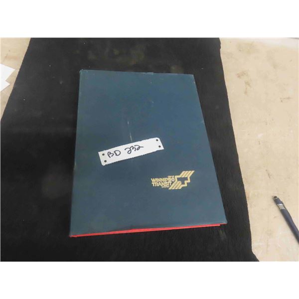 Vintage History of Winnipeg Streetcats and Trolley Buses Hardcover 