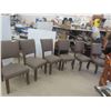 Image 1 : 6 Matching Upholstered Dining Room Chairs 