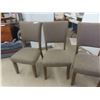 Image 6 : 6 Matching Upholstered Dining Room Chairs 
