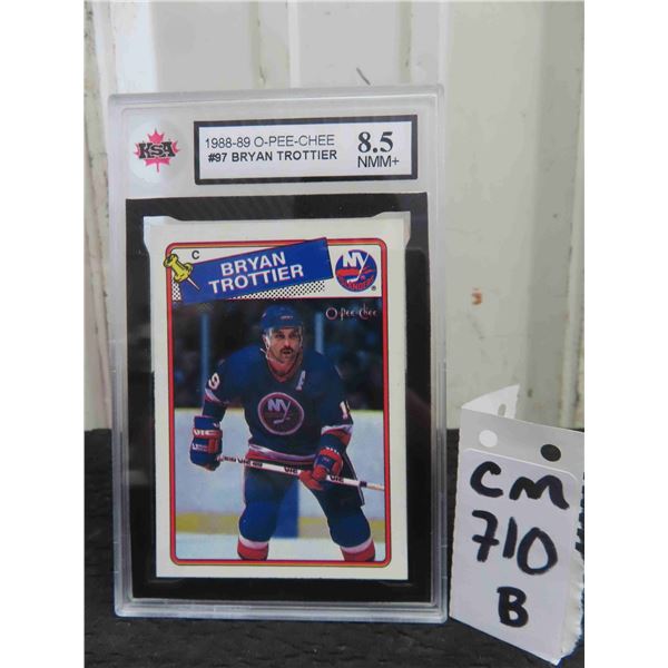 Graded Bryan Trottier New York Islanders Card 