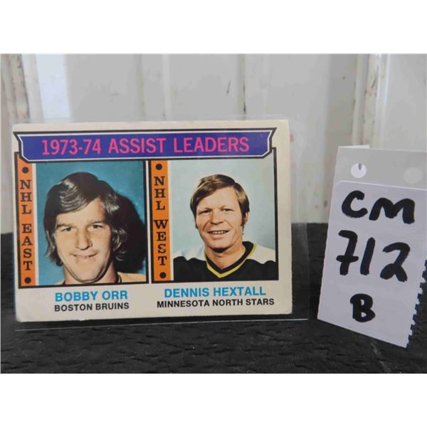1974-75 Bobby Orr Boston Bruins Card