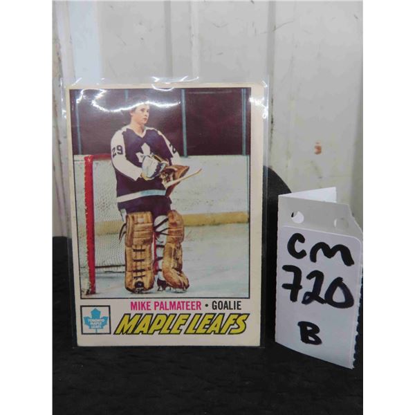 Mike Palmateer Rookie Toronto Toronto Maple Leafs