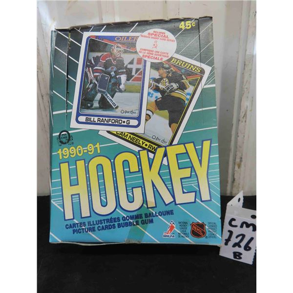 Unopened 1990-91 O Pee Chee Box 