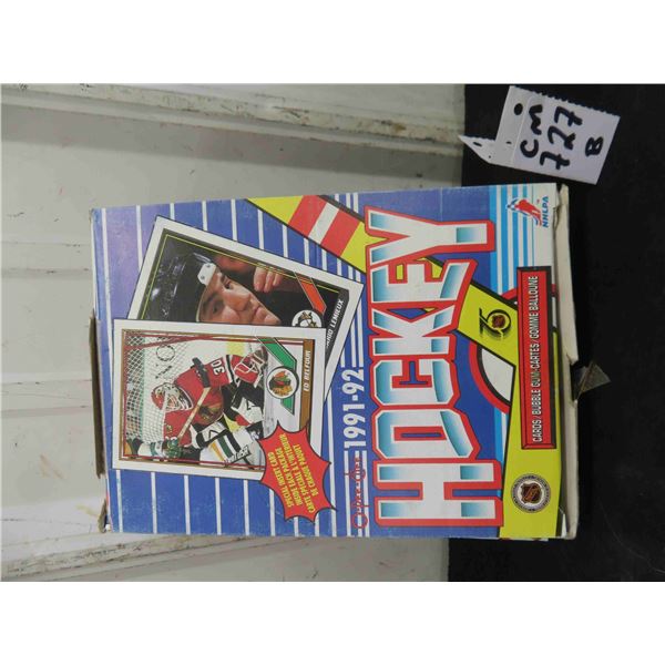 Unopened 1991-92 O Pee Chee Box 