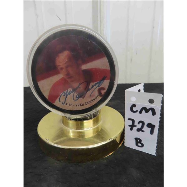 Signed Yuan Courhoyer Montreal Canadiens 
