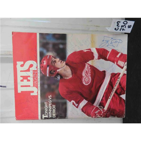 Team Signed Winnipeg Jets 1980-81 