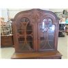 Image 4 : Walnut China Cabinet 69" x 18" x 40" , 1 Pane of Glass