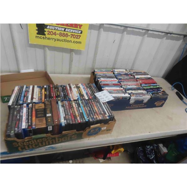 150+ DVDs & Blue Ray Movies