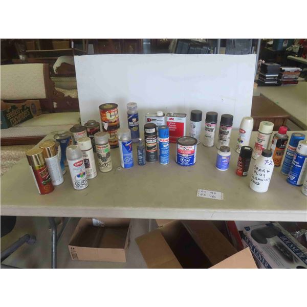 Spray Paints, Cloth Guard, Cleaners, Lubes & More 