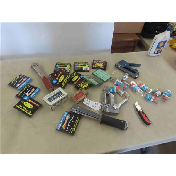 Staplers, Staples, 3/4'' Nails 