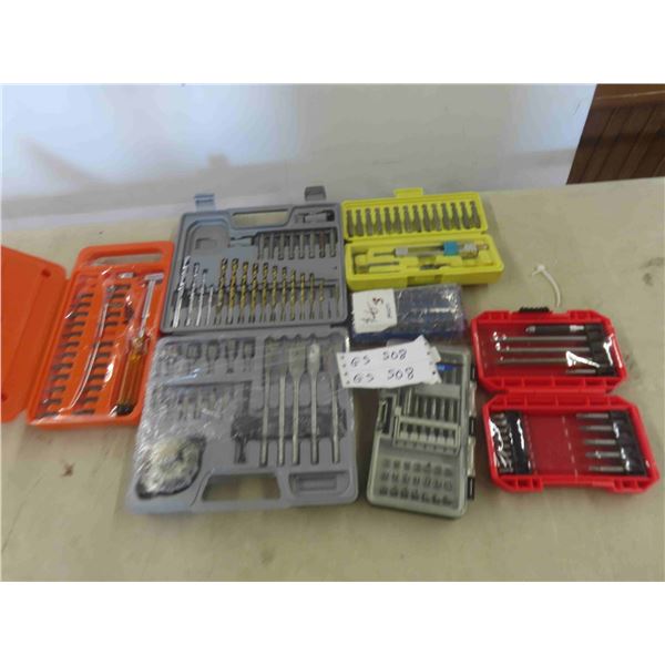 Screwdriver Bits, Drill Bits, Hole Saw Blades, Plus 