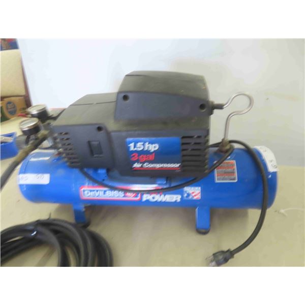 Devil 1.5HP 3gal Air Compressor 