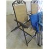 Image 4 : 4 Folding Yard Chairs , 2-Styles 
