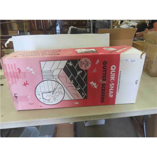 New Quick Snap Gutter Screens 