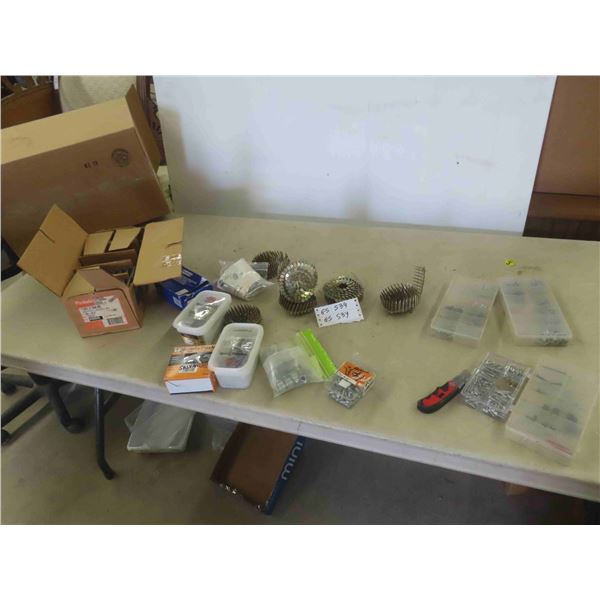 Air Stapler, Air Nails, Small Regular Nails, Small Screw 