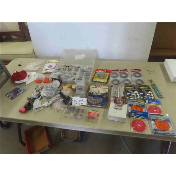 Various Parts, Circuit Tester, Reflectors, Wire & 