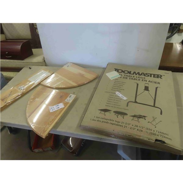 Folding Table Legs, Shelving