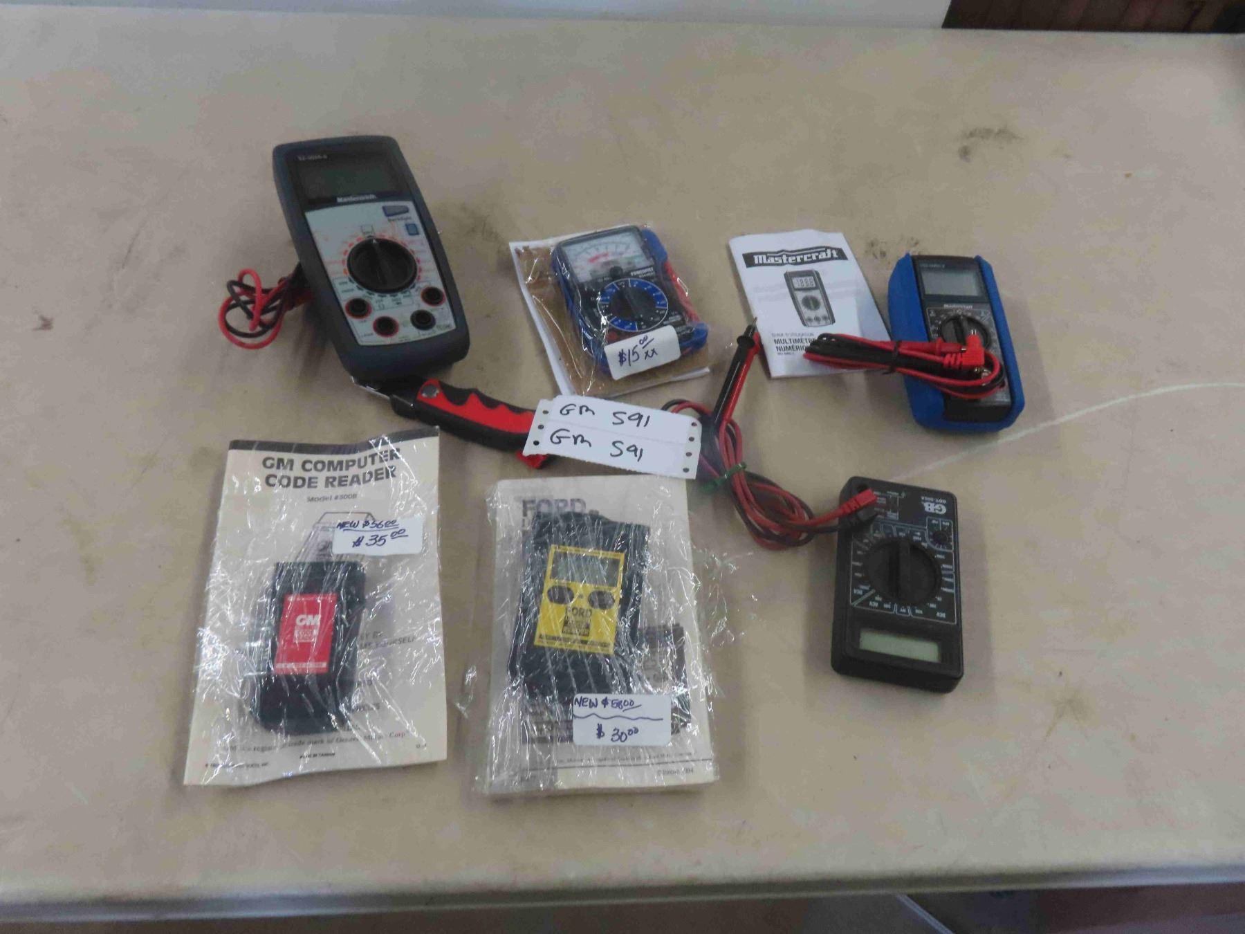 Tester Multi Meter GM Code Reader Ford Code Tester multi meter gm code reader ford code