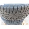 Image 3 : Set of 4 Hankook Tires 215/55R R17 with Rims 