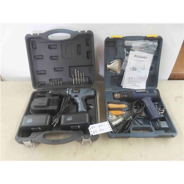 Mastercraft Heat Gun with Accessories & Case (Appears New) 