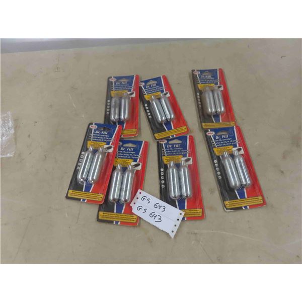 CO2 Cartridge 16 Grams, 7 Packages of 2. 