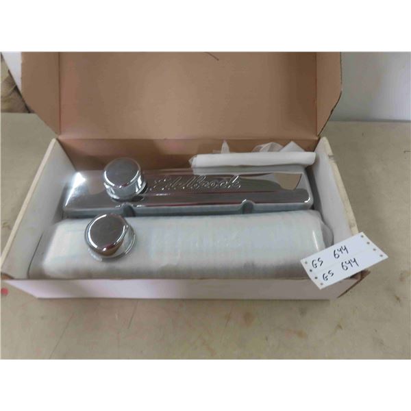Chrome Edelbrock Valve Cover New Old Stock  Set of 2. 
