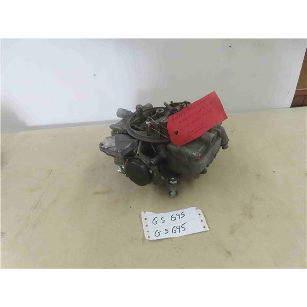 Holley 650 CFM , 4 Barrel Carberator. 