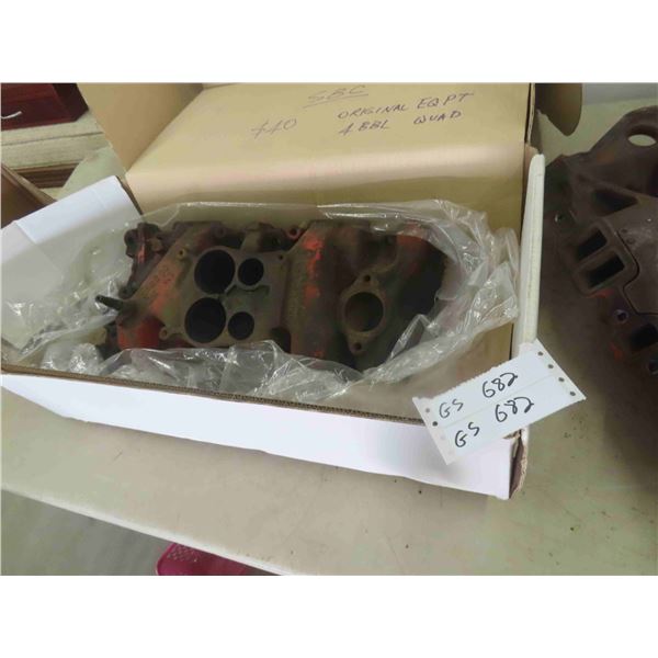 2 Original SBC Quadrajet Manifolds 