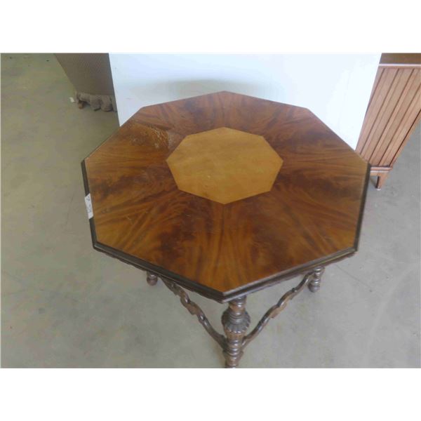 Antique, Parlor Stand Decent Card Table  30'' H x  33'' Across 