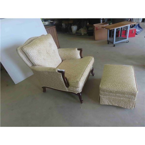 Occasional Chair, Ottoman 