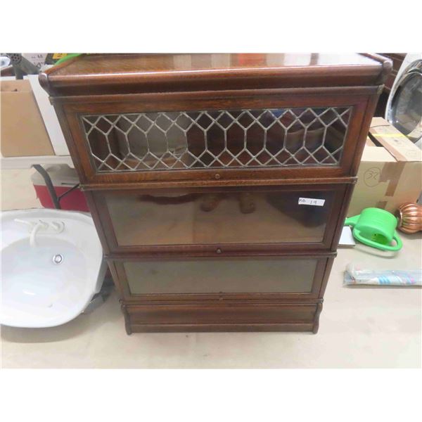 Oak Lawyers Stacking Bookcase (3 Stacks) Plus Top and Bottom