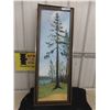 Image 1 : Vertical Rectangular Oil Painting 'Stand Tall' by Manitoba Artist 