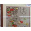 Image 5 : Vintage Crewei Work Framed Art 20 1/2'' x 20 1/2'' , Vintage 
