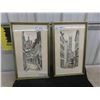 Image 1 : Pair of Vintage Framed Prints of Old Montreal 12'' x 20'' 