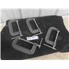 Image 1 : 4 New Steel Clamps 5'' 