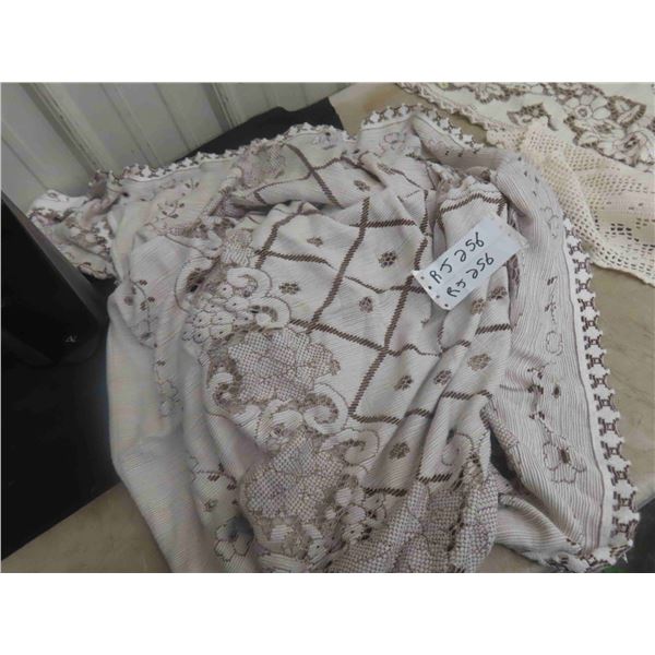 Vintage Table Cloths, PC Can Opener. 