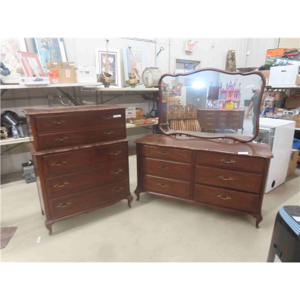 Gibbard Dresser and Mirror 20" x59" x 32"