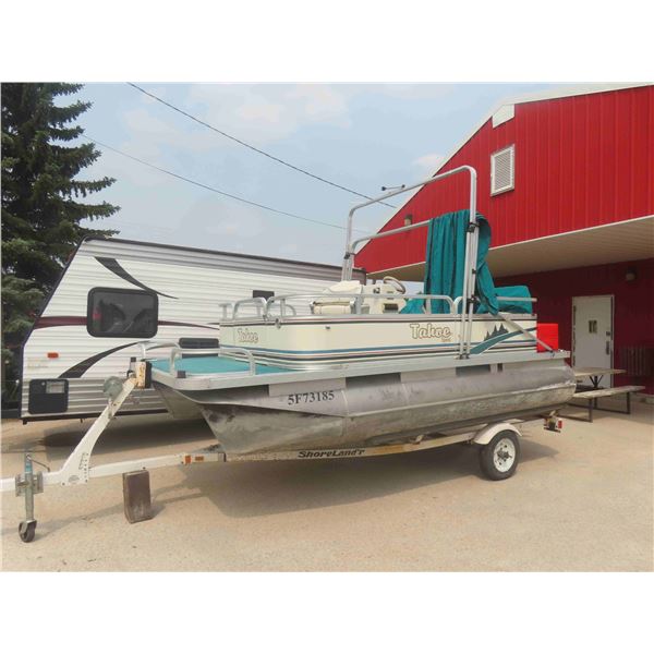 2000 Playbyoy Model Fish+Ski 14ft Pontoon Boat Tahoe-