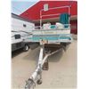 Image 2 : 2000 Playbyoy Model Fish+Ski 14ft Pontoon Boat Tahoe-