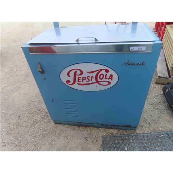 Pepsi Cola Chest Cooler 36'' x 36'' x 19'' Working Condition