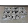 Image 1 : (8) New, Old Stock 1983 Manitoba Motorcycle Plates-