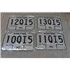 Image 3 : (8) New, Old Stock 1983 Manitoba Motorcycle Plates-