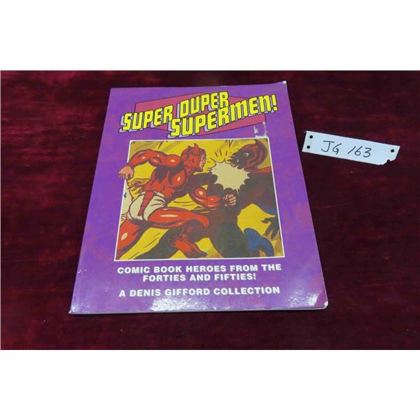 Large Book " Super Duper Superman! Comic Book 