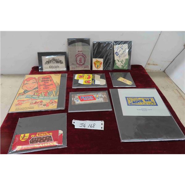 (10) Vintage Candy Advertising - Chilets 1906, Howdy 