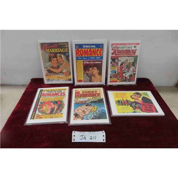 (6)Romance Oversized Postcards1982