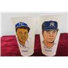 Image 10 : (13) Vintage 7- Eleven Baseball Players Cups - Mickey Mantle, Reggie Jackson, Pie Traynor and More