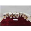 Image 1 : (13) Vintage 7- Eleven Baseball Players Cups - Mickey Mantle, Reggie Jackson, Pie Traynor and More