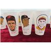 Image 4 : (13) Vintage 7- Eleven Baseball Players Cups - Mickey Mantle, Reggie Jackson, Pie Traynor and More